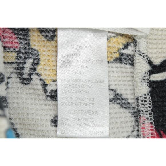 Disney Thermal Pajamas Girls 4-6 2 PC Set Mickey Donald Duck Goofy Pluto - Picture 8 of 9